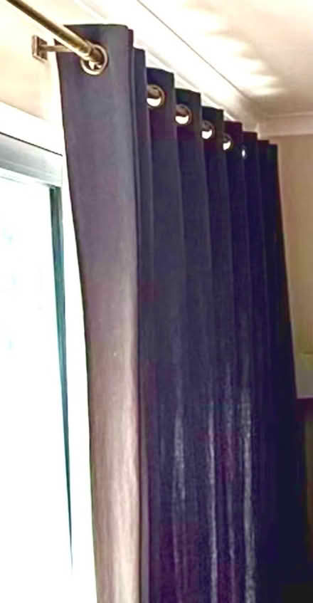 Photo of free Pair of linen curtains (Middleyard GL5) #2
