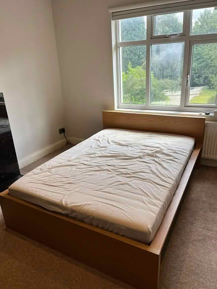 Photo of free IKEA double bed with mattress (Fishponds/Downend BS16) #1