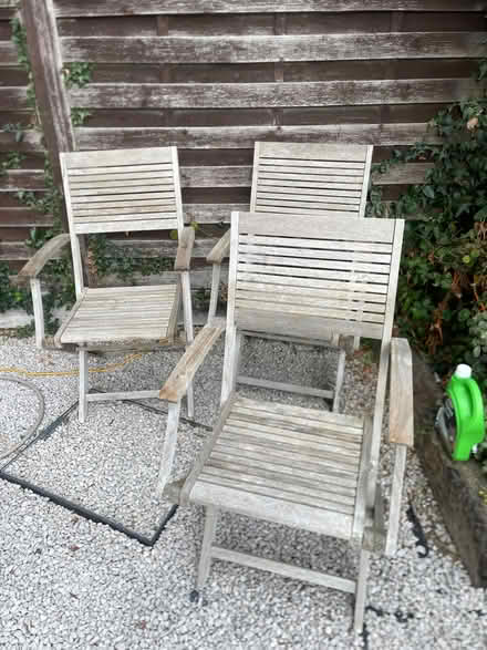 Photo of free Garden Chairs (Hinchley Wood KT10) #1