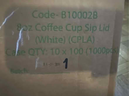 Photo of free 8oz coffee cup lids (Whitehawk BN2) #2