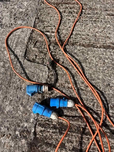 Photo of free 10 metre 16A blue 230V IEC 60309 commando plug/socket (Radstock BA3) #1