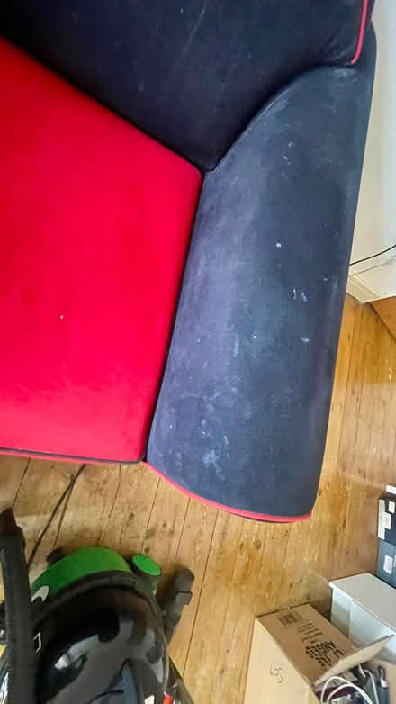 Photo of free Black red armchair (Belmont HA3) #4