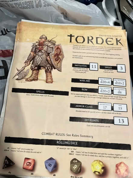 Photo of free DnD dice. Also misc Dnd items (northeast ann arbor) #4