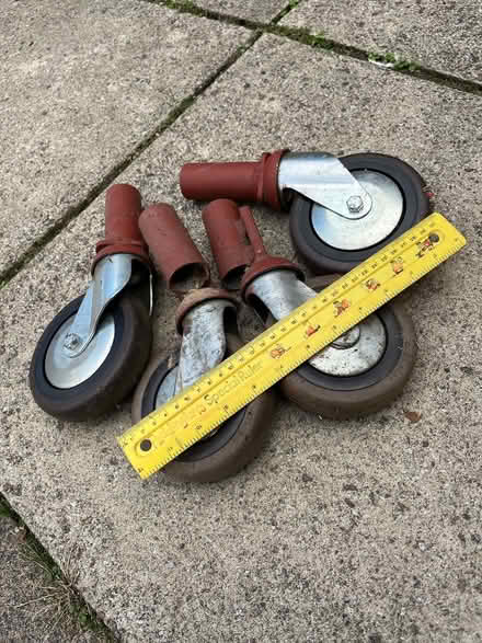 Photo of free Heavy duty castors (Denvilles PO9) #1
