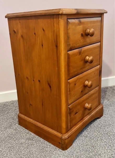 Photo of free Solid pine bedside table (Lancaster LA1) #3