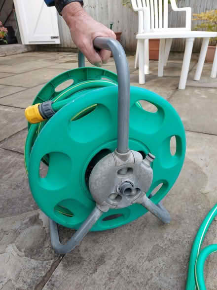 Photo of free Hozelock garden hose, about 55 feet in length. (Bloomfield BA2) #1