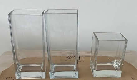 Photo of free 3 glass tank vases (St Albans AL1) #1