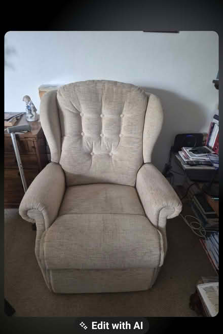 Photo of free Solid frame chair, good for upcycle or nursing chair (Stoke Poges SL2) #1