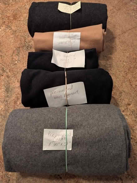 Photo of free Wool fabric remnants (West Groton) #1