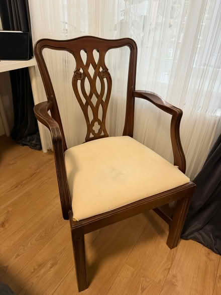 Photo of free Solid Wood Armchair (75 Moreland Court NW2) #3