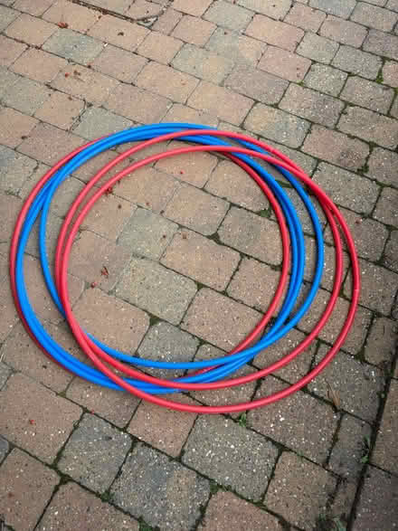 Photo of free Six Large plastic hoops (Alwoodley LS17) #1