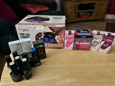 Photo of free Gel nail polishes and lamp (Berkekey GL13) #1
