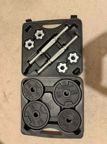 Photo of free Decathlon 20 kg dumbbell set (Brixton Hill SW2) #2