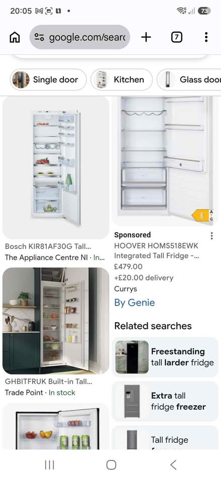 Photo of Tall fridge (Pittville GL50) #1