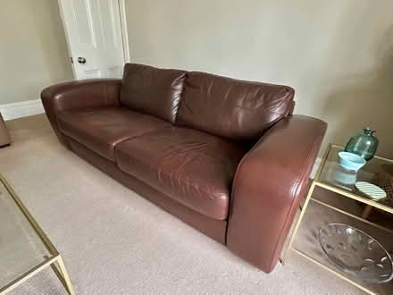 Photo of free Heal’s Leather Sofa (Teddington TW11) #2