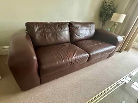 Photo of free Heal’s Leather Sofa (Teddington TW11) #3