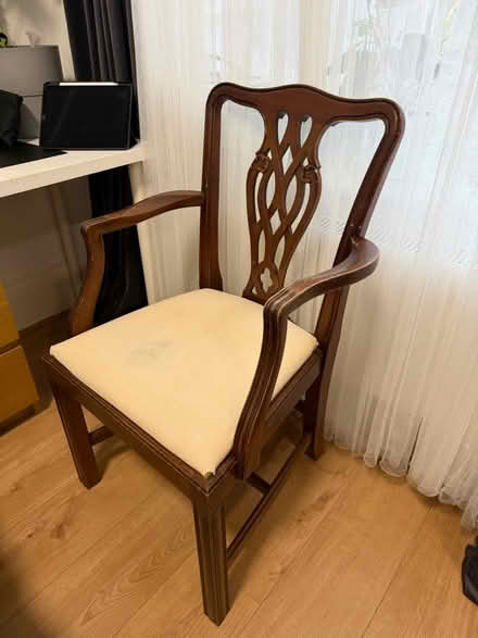 Photo of free Solid Wood Armchair (75 Moreland Court NW2) #2