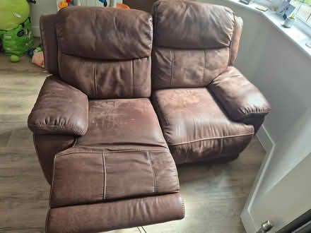 Photo of free 2 seater sofa electric recliner (South Croydon/Sanderstead) #3