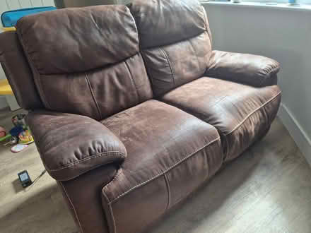 Photo of free 2 seater sofa electric recliner (South Croydon/Sanderstead) #1
