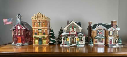 Photo of free Four Dept. 56 Snow Village pieces (Odenton - Piney Orchard) #1