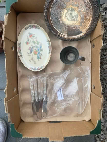 Photo of free Misc metal ware and plates (Loughborough LE11) #1