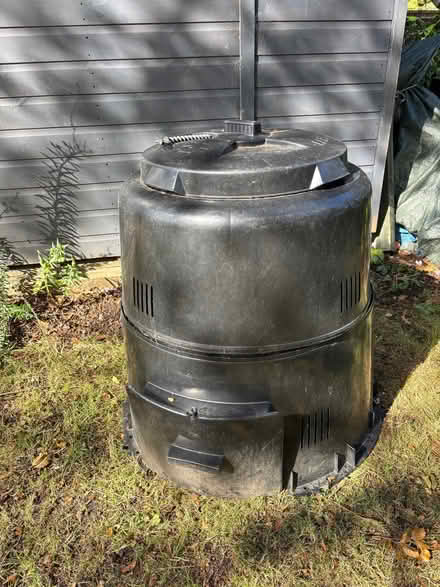 Photo of free Composter - black plastic in 2 main parts (Oxhey Hall WD19) #1