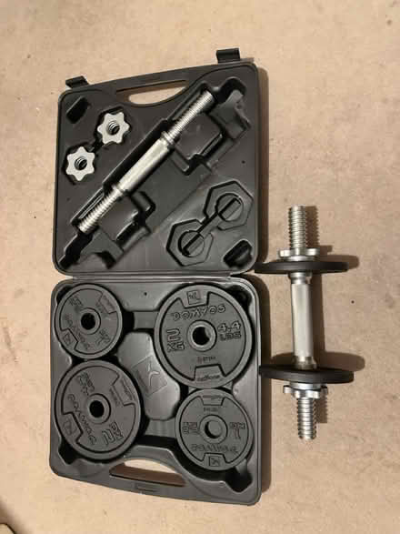 Photo of free Decathlon 20 kg dumbbell set (Brixton Hill SW2) #3