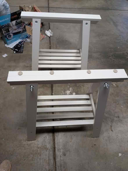 Photo of free Ikea MITTBACK Trestle - desk legs (Morgan Hill) #3