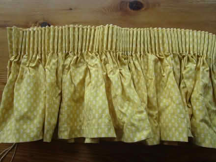 Photo of free Yellow fabric pelmets (Staunton on Arrow LD8) #1