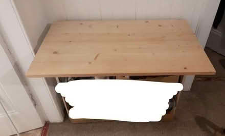 Photo of free Upcycled Fold-Down Desk / Storage Shelf Unit (Letham DD8) #2