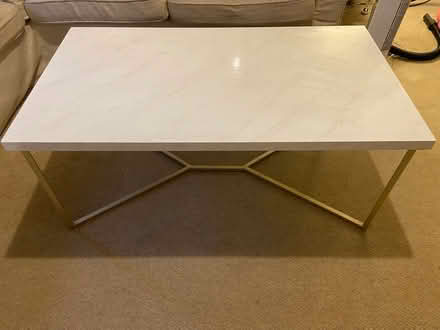 Photo of free Faux marble coffee table (Chiswick, W4 2QX) #1