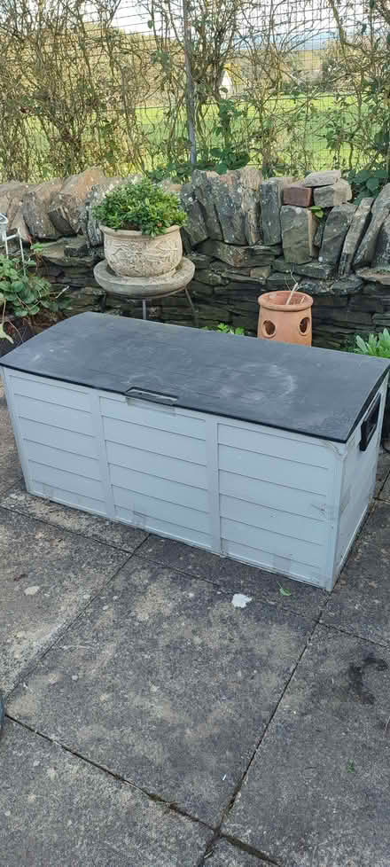Photo of free Garden / patio storage box beige & brown (Northowram HX3) #4