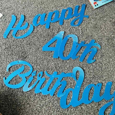 Photo of free 40th Birthday decorations (Morden SM4) #1