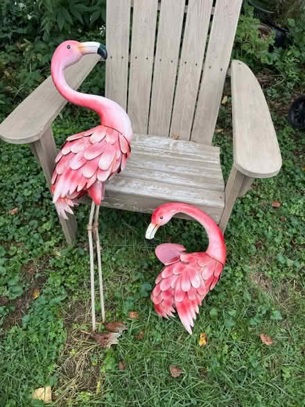 Photo of free Flamingo yard decor (Roland park/Evergreen) #2