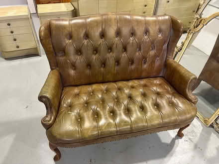 Photo of free Love Seat Leatherette (near Cardi's Furniture) #1