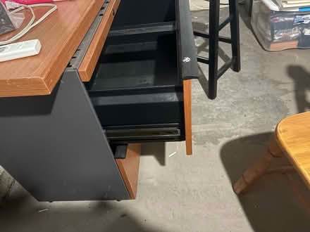 Photo of free Office desk w filing drawers (Parsippany NJ) #3