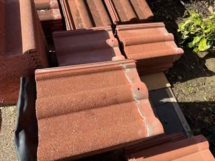 Photo of free 300 + 60 terracotta Redland double Roman roof tiles (The Butts BA11) #2