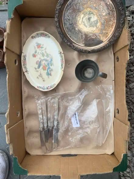 Photo of free Misc metal ware and plates (Loughborough LE11) #4