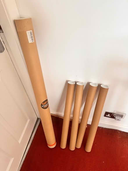 Photo of free Cardboard poster tubes (Gayton CH60) #1