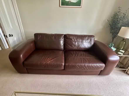 Photo of free Heal’s Leather Sofa (Teddington TW11) #1
