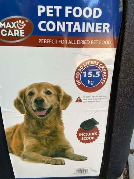 Photo of free Pet food container (Farnborough Park GU14) #3