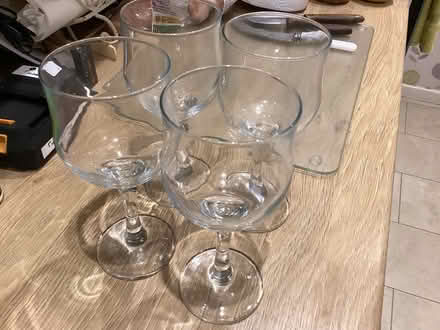 Photo of free Four stemmed glasses (L19 Garston off South Mossley) #1
