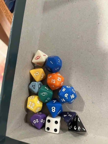 Photo of free DnD dice. Also misc Dnd items (northeast ann arbor) #1