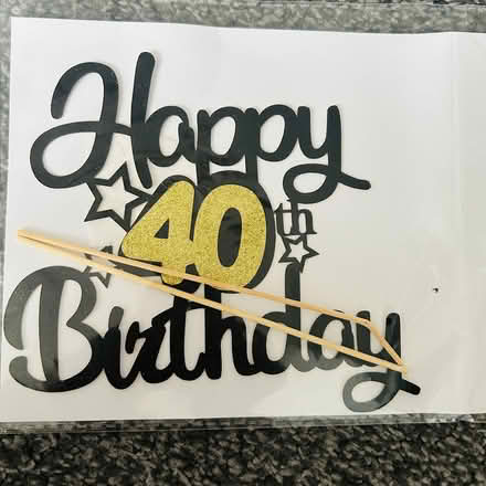 Photo of free 40th Birthday decorations (Morden SM4) #2