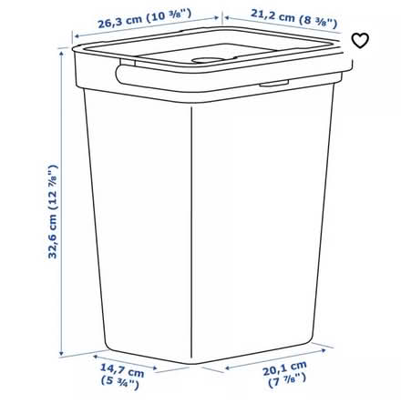 Photo of free 2 Ikea bins (St Albans AL1) #3