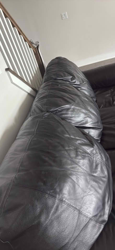 Photo of free Leather 3 seater (Chester springs) #4