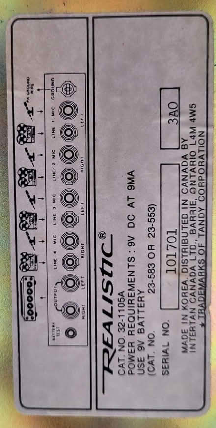 Photo of free stereo microphone mixer (Carleton Place) #3