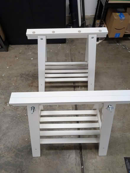 Photo of free Ikea MITTBACK Trestle - desk legs (Morgan Hill) #1
