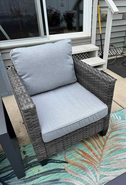 Photo of free 2 Outdoor chairs with cushions (Chesterton, IN) #3