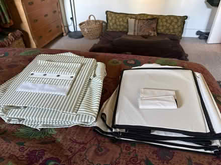 Photo of free Wardrobe fabric shelving (Barnes) #1